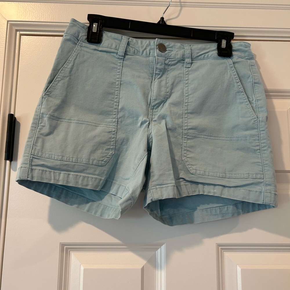 CAbi Light Blue Women's Cargo Shorts